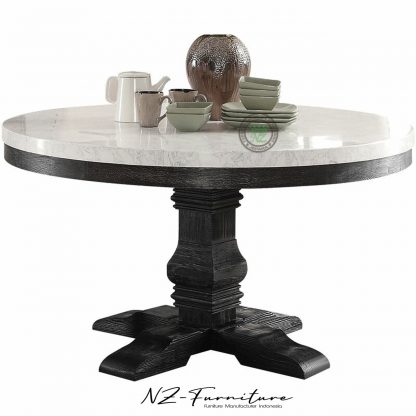 Marble Pedestal Dining Table