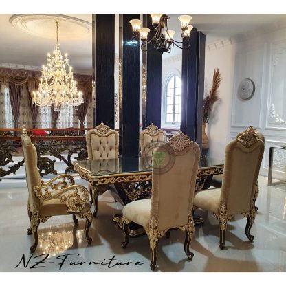 Luxurious Carved Dining Table Sets
