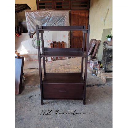 Teak Kitchen Shelves