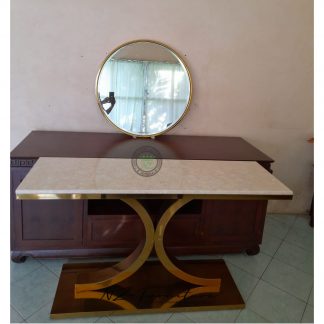 Gold Stainless Console Tables