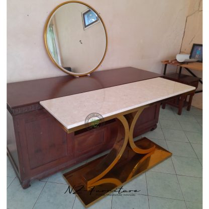 Gold Stainless Console Tables