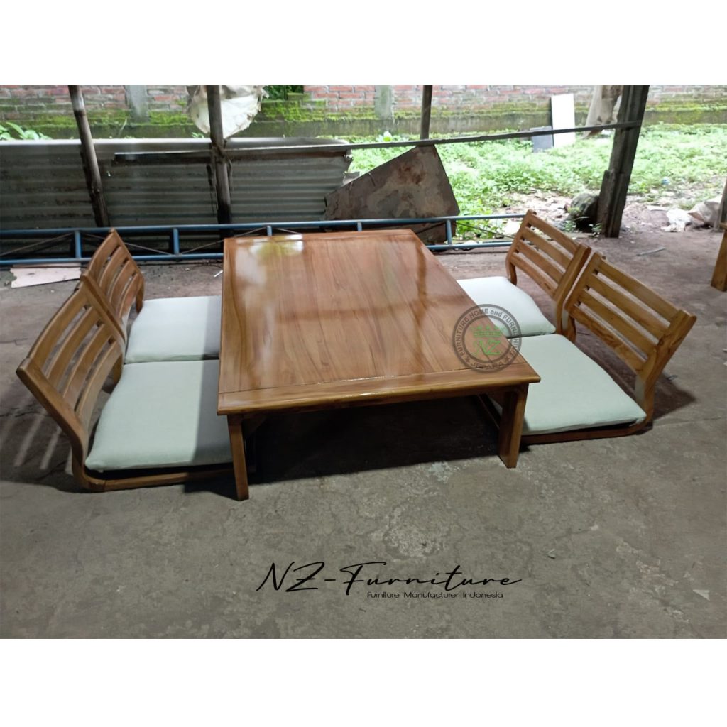 Japanese Style Restaurant Dining Table Set NZ FURNITURE