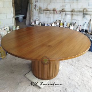 Best Quality Teak Wood Round Dining Table